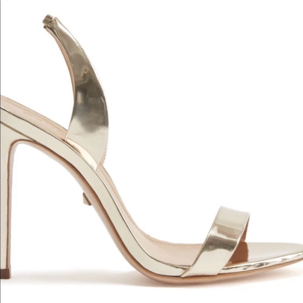 Gold Luriane Slingbacks - Picture 4 of 11